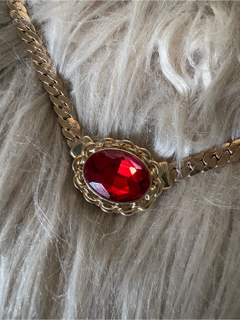 Red and Gold Necklace